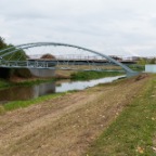 radwegbrcke markkleeberg - blick die pleiße entlang